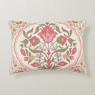 Almofada Decorativa Ornamentado Oriental: Design de Na moda Floral.