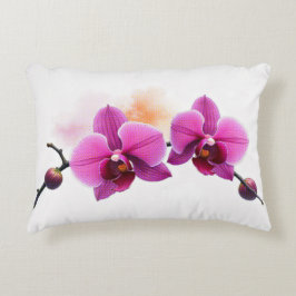 Almofada Decorativa Orquídea Flor de Aurora