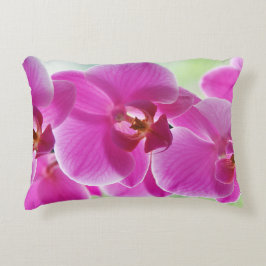 Almofada Decorativa Orquídeas Rosa Lindas