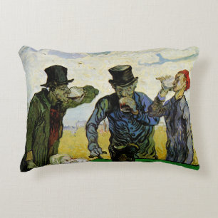 Almofada Decorativa Os Bebedores por Vincent van Gogh