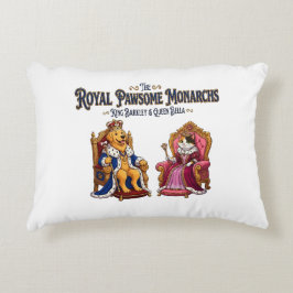 Almofada Decorativa Os Monarcas Reais Pawsome