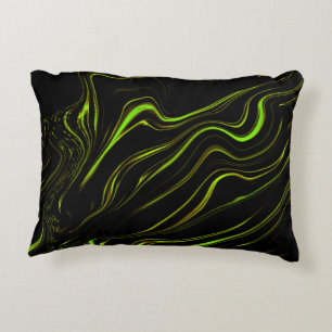 Almofada Decorativa Ouro ou ouro verde ondulado