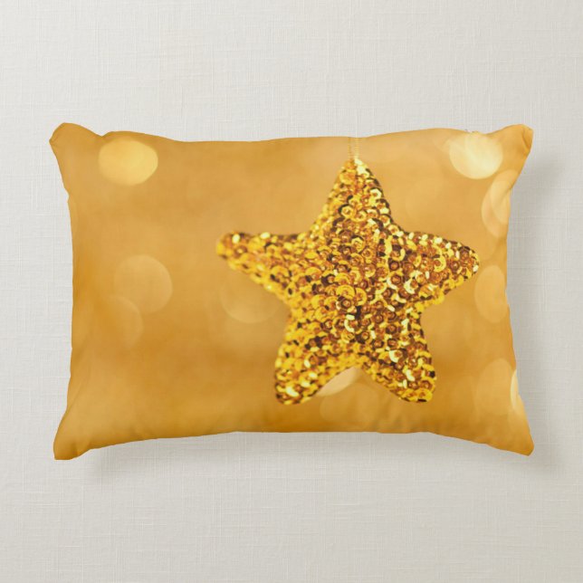 Almofada Decorativa Ouro Star (Frente)
