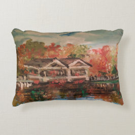 Almofada Decorativa Outono pelo lago