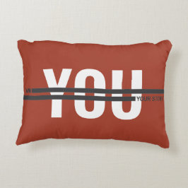 Almofada Decorativa Own Your Story Shirt – Bold Motivational Quote