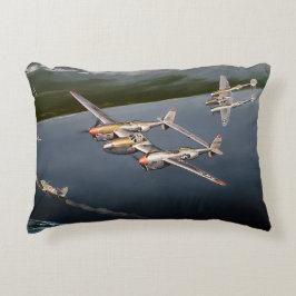 Almofada Decorativa P-38 Relâmpagos de voo