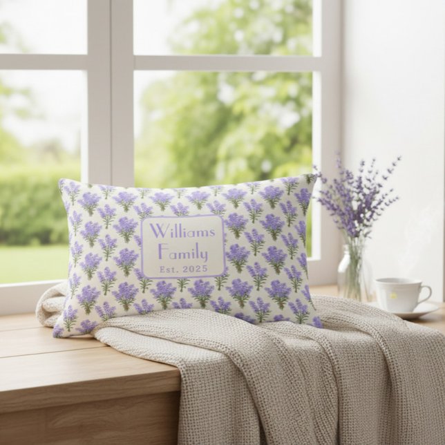 Almofada Decorativa Pacotes de Lavanda Personalizados (Criador carregado)