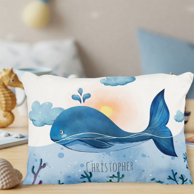 Almofada Decorativa Padded Pillow with Whale (Criador carregado)