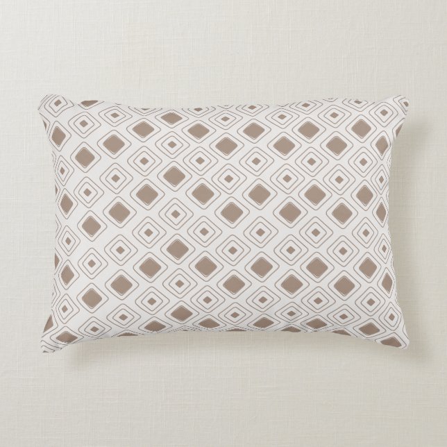 Almofada Decorativa Padrão Aztec Geométrico Tribal Neutral Boho Soft (Frente)