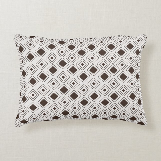 Almofada Decorativa Padrão Aztec Geométrico Tribal Neutral Boho Soft (Frente)