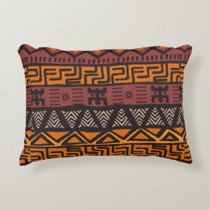 Almofada Decorativa Padrão boêmico colorido étnico tribal com genom