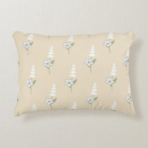 Padrão Botânico Boêmico Floral Beige