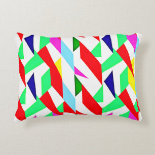 Almofada Decorativa Padrão cromático colorido