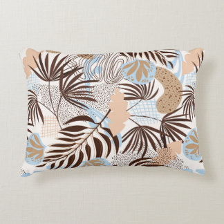 Almofada Decorativa Padrão de abstrato sem costura no fundo branco