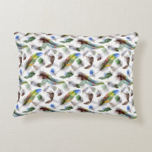 Padrão de Aquarela de Pena