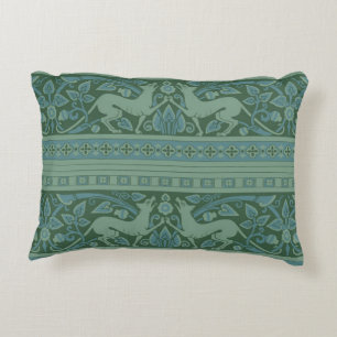 Almofada Decorativa Padrão de Arte Novo Deco Cão Natureza Animal