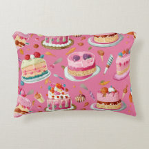 Padrão de Bolo Rosa Doce