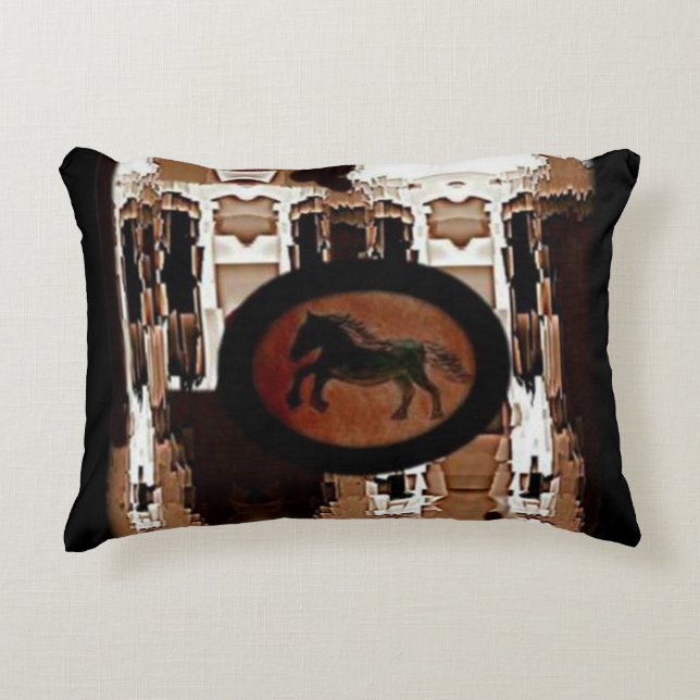 Almofada Decorativa Padrão de cavalo russo (Frente)
