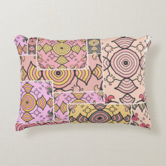 Almofada Decorativa Padrão de colcha de retalhos. Vintage decoration