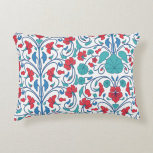 Almofada Decorativa Padrão de colheita floral sem costura árabe.