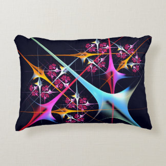 Almofada Decorativa Padrão de cor de Abstrato de arte moderna, cor-de-