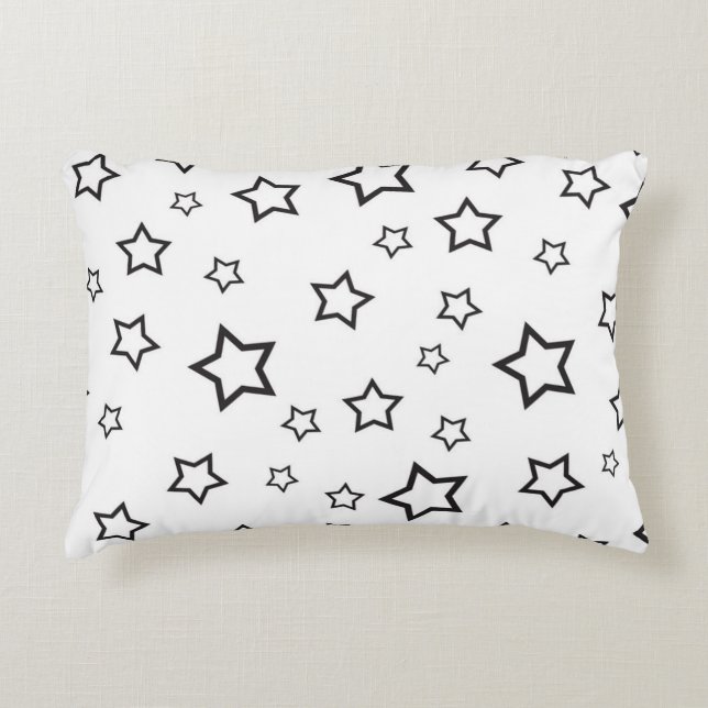 Almofada Decorativa Padrão de estrelas (Frente)