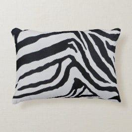 Almofada Decorativa Padrão de faixa de zebra