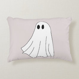 Almofada Decorativa Padrão de Fantasma Pastel Fofo
