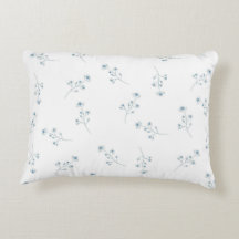 Padrão de flor selvagem azul