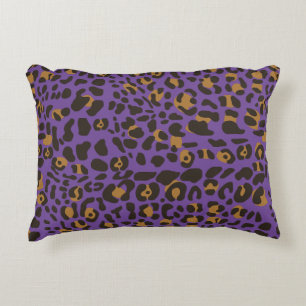 Almofada Decorativa Padrão de Impressão Animal Leopard Jaguar