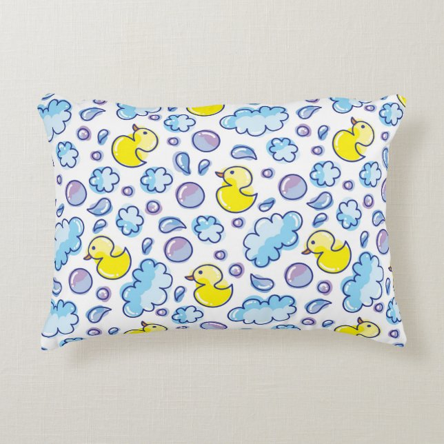 Almofada Decorativa padrão de lavagem (Frente)