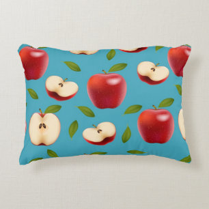 Almofada Decorativa Padrão de Maçã Vermelha