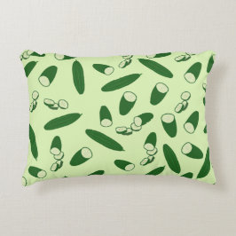 Almofada Decorativa Padrão de pepino