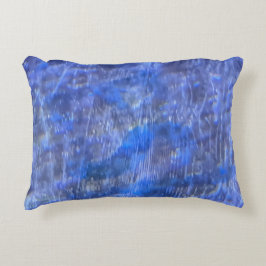 Almofada Decorativa Padrão de Rock Aquático