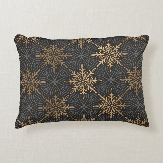 Almofada Decorativa Padrão do Ornamento 3 (Frente)