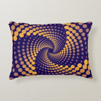 Almofada Decorativa Padrão do Vortex Espiral