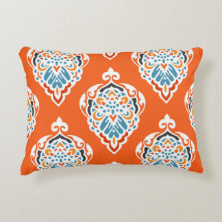 Almofada Decorativa Padrão festivo de damasco vintage, design elegante