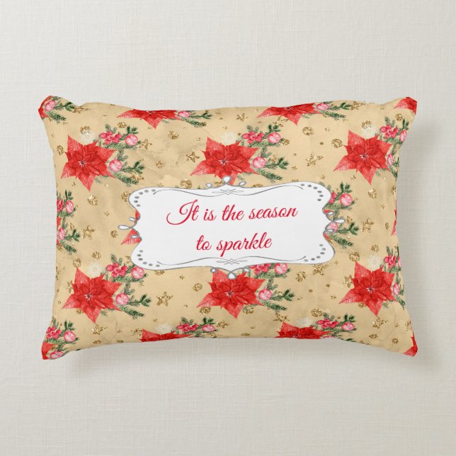 Almofada Decorativa Padrão Floral (Frente)