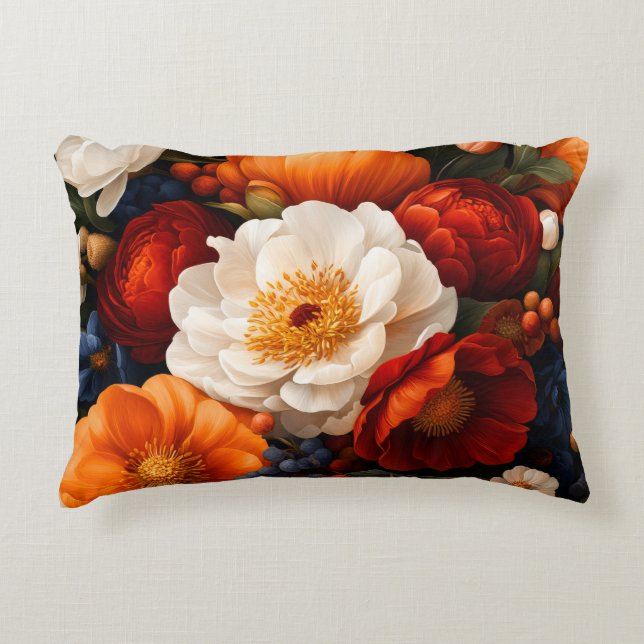 Almofada Decorativa Padrão Floral (Frente)