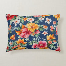 Padrão Floral Amarelo de Verão