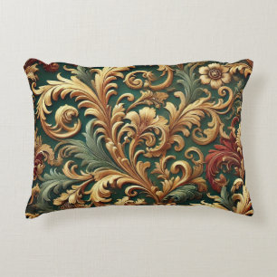 Almofada Decorativa Padrão Floral Real Barroco