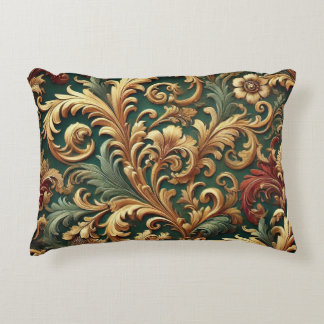 Almofada Decorativa Padrão Floral Real Barroco