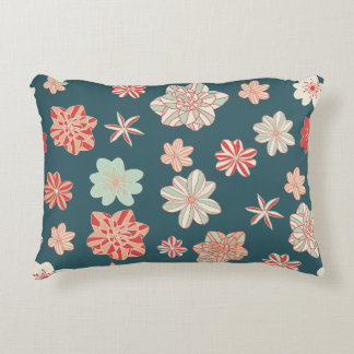 Almofada Decorativa Padrão Floral Sem Costura