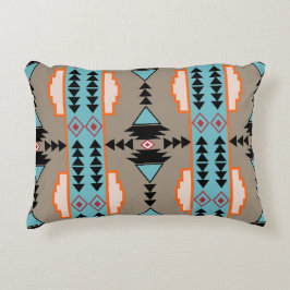 Almofada Decorativa Padrão Geométrico Aztec Mexicano