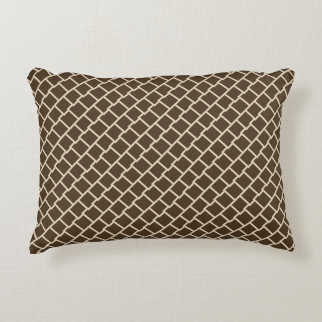 Almofada Decorativa Padrão geométrico elegante (Frente)