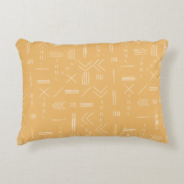 Almofada Decorativa Padrão Geométrico Moderno Amarelo Magnífico