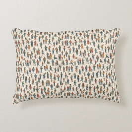 Almofada Decorativa Padrão Humano