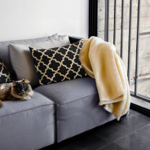 Padrão marroquino preto e Dourado