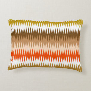 Almofada Decorativa Padrão multicolorido Zigzag COLORIDO