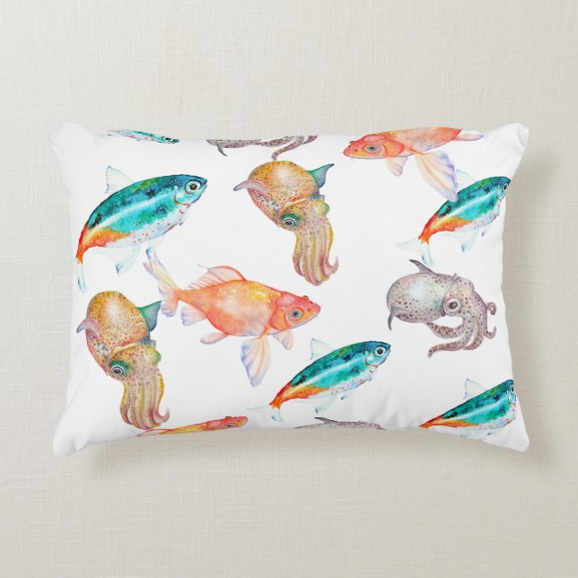 Almofada Decorativa Padrão náutico (Frente)